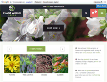 Tablet Screenshot of plant-world-seeds.com